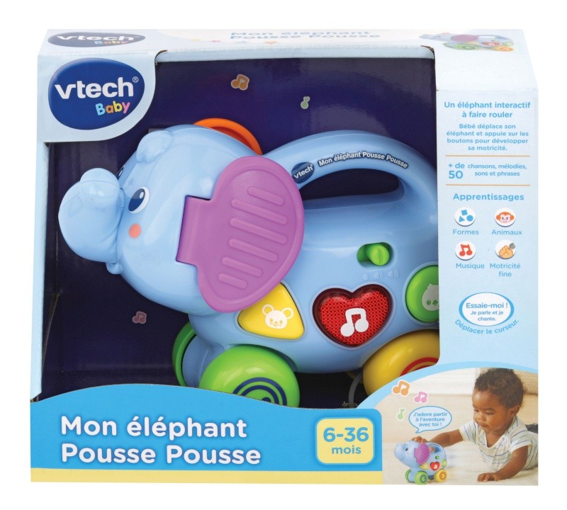Mon Elephant Pousse Pousse Vtech code Bebe 9 Guadeloupe