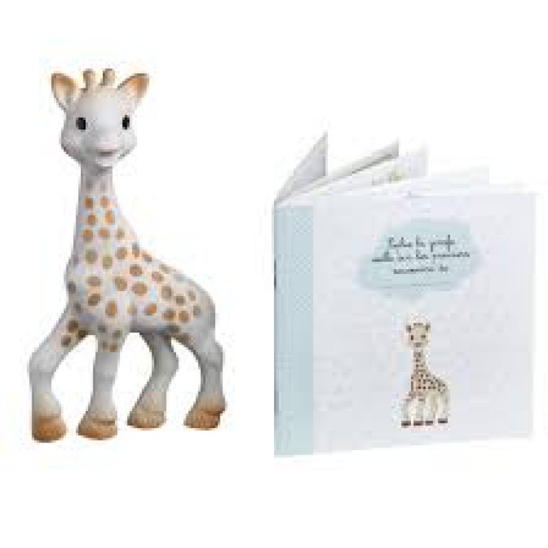 Coffret Sophie La Girafe Livret Mes Souvenirs Beige 0 Mois Vulli