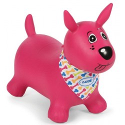 Mon chien sauteur rose