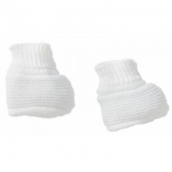 Chaussons maille blanc...