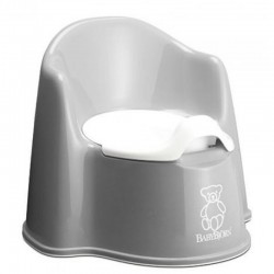 Pot Fauteuil, Gris/Blanc