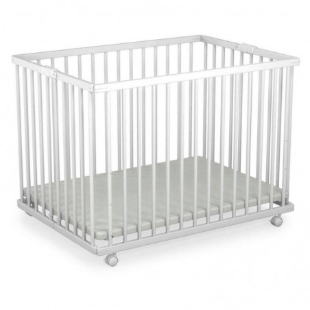 Parc Bois Pliant Alizee Blanc Bebe 9 Essentiel code Bebe 9 Guadel