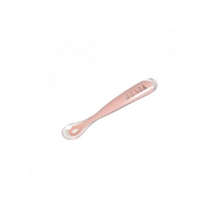Cuillere Silicone 1er Age Rose Beaba code Bebe 9 Guadeloupe