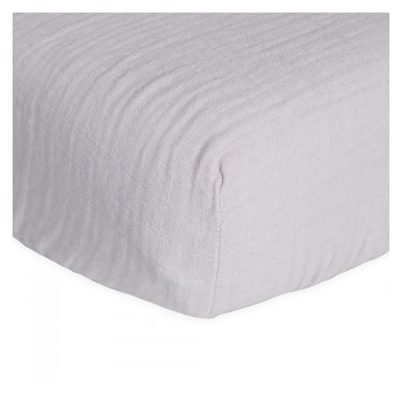 60 x 120 cm Trois Kilos Sept Drap Housse Gris 