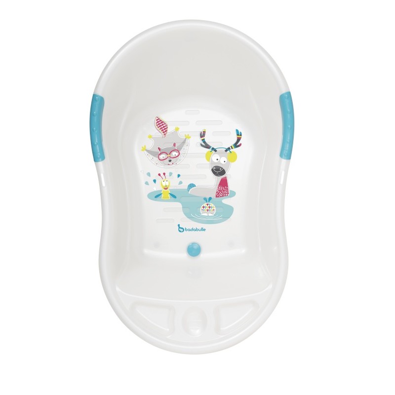 Baignoire Ergoludique Blanc Badabulle code Bebe 9 Guadeloupe