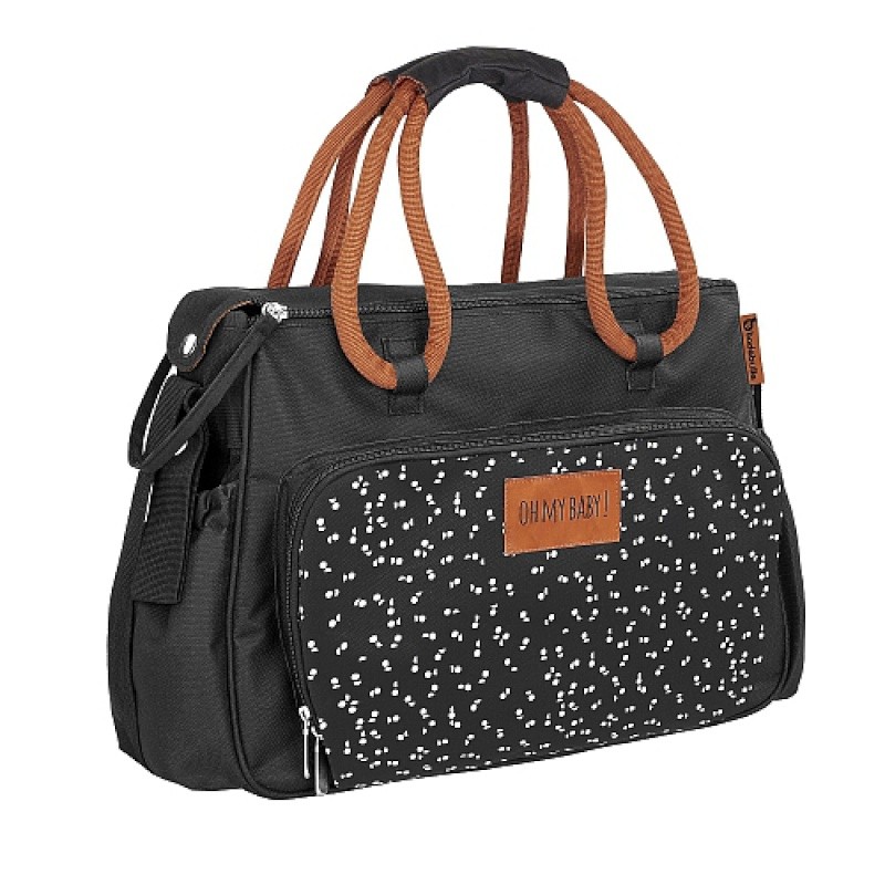 Sac A Langer Boho Noir Camel Badabulle code Bebe 9 Guadeloupe
