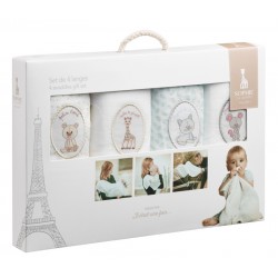 Set de 4 langes Sophie la...